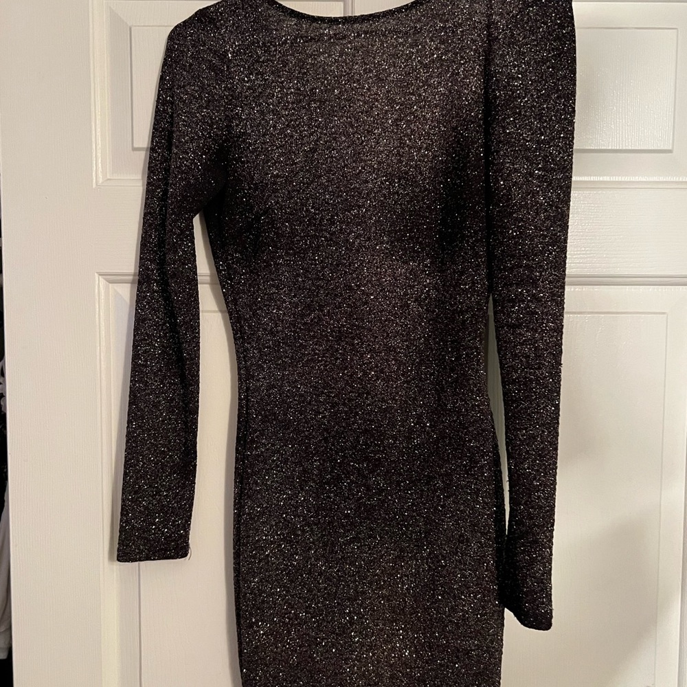 Windsor women’s tight sparkly dress.